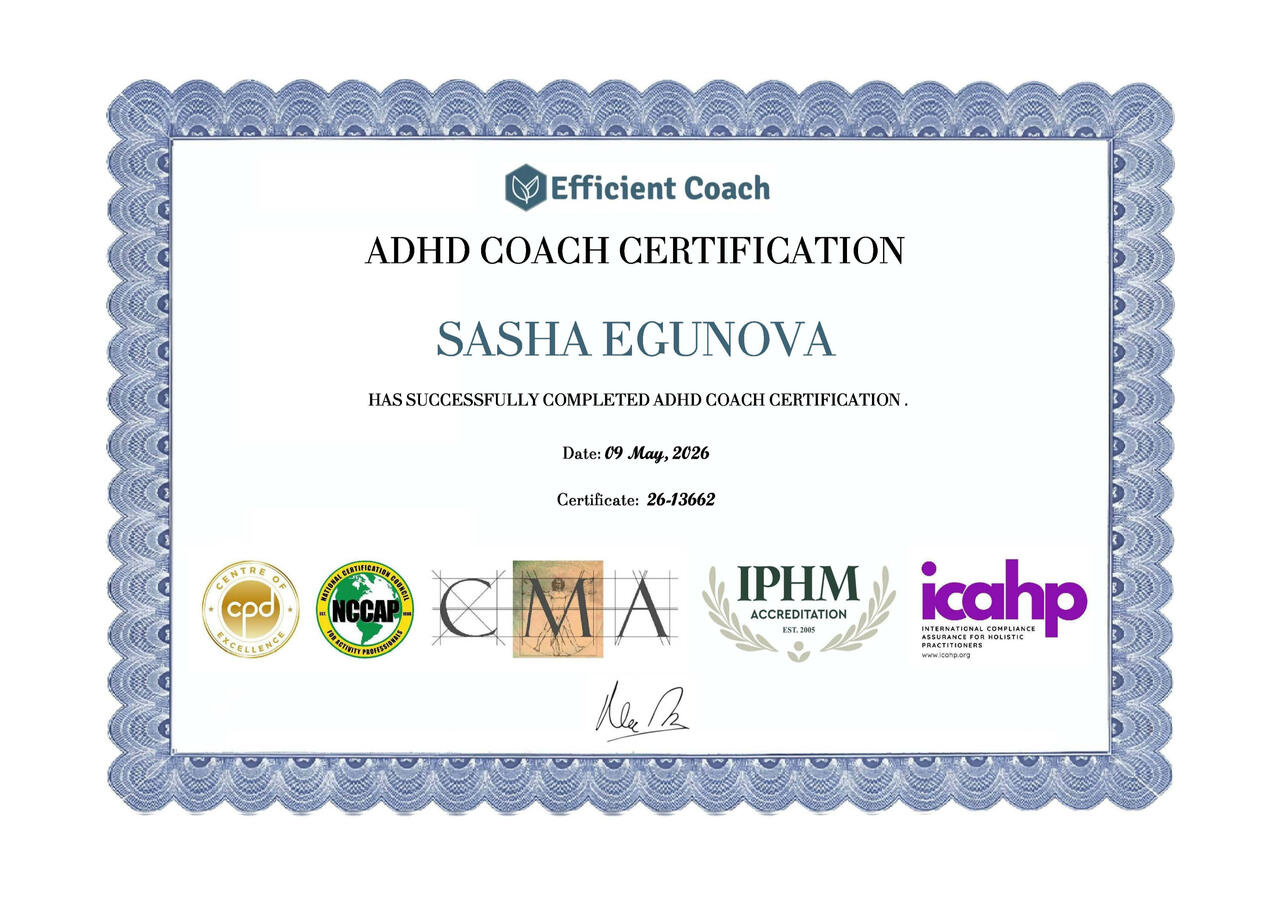 Untitled ADHD Coach Certificate